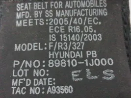 Hyundai i20 (PB PBT) Pas bezpieczeństwa fotela tylnego 898101J000