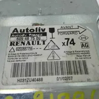 Renault Laguna II Module de contrôle airbag 8200687756