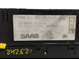 Saab 900 Ilmastoinnin ohjainlaite 4755955