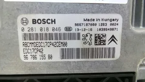 Peugeot 508 Engine control unit/module 9678615580