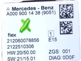 Mercedes-Benz S W223 Rivestimento della console di illuminazione installata sul rivestimento del tetto A0009001438