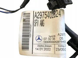 Mercedes-Benz EQS V297 Cablaggio del sensore di parcheggio (PDC) A2975402824