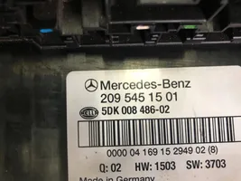 Mercedes-Benz CLK A209 C209 Scatola di montaggio relè 2095451501