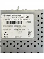 Mercedes-Benz S W222 Navigaatioyksikkö CD/DVD-soitin A2229002610