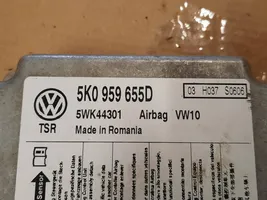 Volkswagen Golf VI Sterownik / Moduł Airbag 5K0959655D