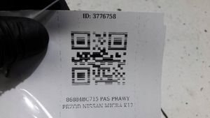 Nissan Micra Pas bezpieczeństwa fotela przedniego 86884BC715