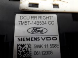 Ford Focus Silniczek podnoszenia szyby drzwi tylnych 7M5T14B534CC
