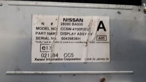 Nissan Primera Monitori/näyttö/pieni näyttö 28090BA000