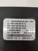 Mercedes-Benz A W176 Rankinio stabdžio valdymo blokas A2465450532