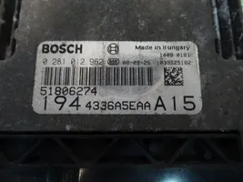 Fiat Croma Unité de commande, module ECU de moteur 51806274