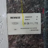 Renault Megane III Tapis de sol / moquette de cabine avant 749480022R