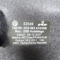 Volkswagen PASSAT CC Parcel shelf 3C8863413