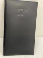 Bentley Bentayga Owners service history hand book B14030