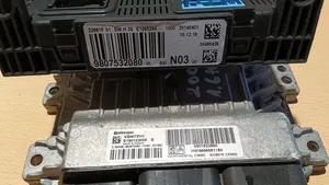 Peugeot 2008 I Komputer / Sterownik ECU i komplet kluczy 9807532080