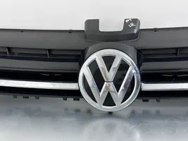 Volkswagen Golf VII Front bumper upper radiator grill 5G0853655A