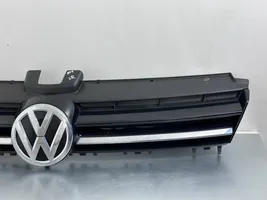 Volkswagen Golf VII Front bumper upper radiator grill 5G0853655A