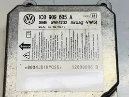 Volkswagen Transporter - Caravelle T4 Module de contrôle airbag 1C0909605A