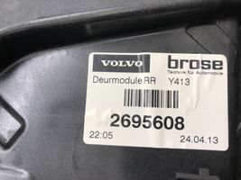 Volvo V40 Meccanismo di sollevamento del finestrino posteriore senza motorino 31276218