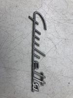 Alfa Romeo Giulietta Valmistajan merkki/mallikirjaimet 