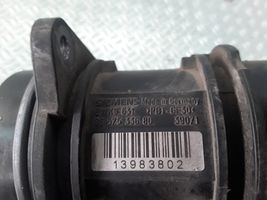 Mazda 2 Przepływomierz masowy powietrza MAF 9657533680