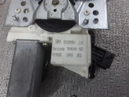 Opel Signum Front door window regulator with motor 9178987