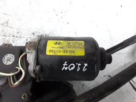 Hyundai Santa Fe Etupyyhkimen vivusto ja moottori 9811026100