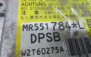 Mitsubishi Pajero Module de contrôle airbag MR551784