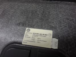 Volkswagen PASSAT B7 Trunk/boot floor carpet liner 3C9863463M