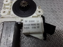 Opel Vectra C Priekinis varikliukas langų pakėlėjo 9178987LH