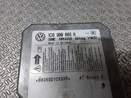 Volkswagen Fox Oro pagalvių valdymo blokas 1C0909605K