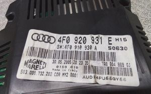 Audi A6 S6 C6 4F Spidometrs (instrumentu panelī) 4F0910930A