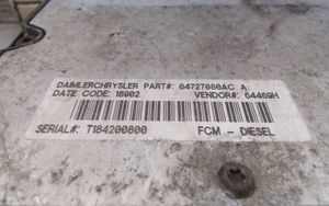 Chrysler Voyager Modulo fusibile 04727080AC