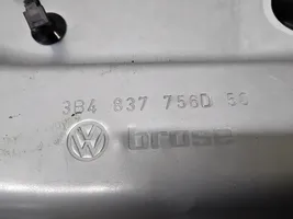 Volkswagen PASSAT B5.5 Front door window regulator with motor 3B4837756D