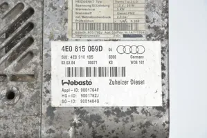 Audi A8 S8 D3 4E Chauffage d'appoint Webasto autres pièces 4E0815069D