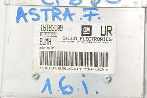 Opel Astra F Unité de commande, module ECU de moteur 16183109