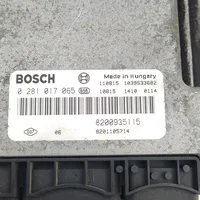 Opel Vivaro Unité de commande, module ECU de moteur 0281017065