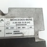 Mercedes-Benz C W203 Centralina/modulo telefono A2038207026