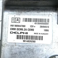 Citroen C5 Moottorinohjausyksikön sarja ja lukkosarja HW9809447980