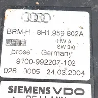 Audi A4 S4 B6 8E 8H Moteur de lève-vitre de porte avant 8H1959802A