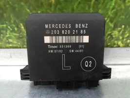 Mercedes-Benz C W203 Unité de commande / module de verrouillage centralisé porte 2038202185
