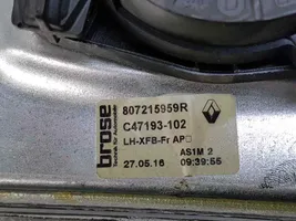 Renault Megane IV Elektryczny podnośnik szyby drzwi przednich 807215959R