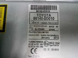 Toyota Yaris Panel / Radioodtwarzacz CD/DVD/GPS 861400D010
