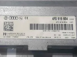 Audi A6 S6 C6 4F Radio/CD/DVD/GPS-pääyksikkö 4F0919604