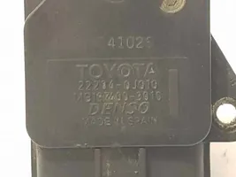 Toyota Avensis T250 Przepływomierz masowy powietrza MAF 222040J010