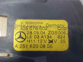 Mercedes-Benz A W169 Priešrūkinis žibintas priekyje A2518200856