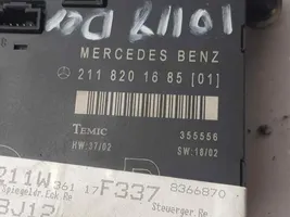 Mercedes-Benz E W211 Inne komputery / moduły / sterowniki 211820168501