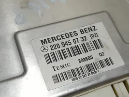 Mercedes-Benz S W220 Piekares vadības bloks 2205450732
