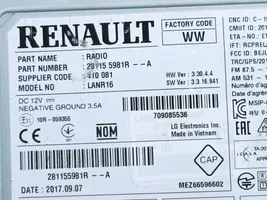 Renault Megane IV Unità principale autoradio/CD/DVD/GPS 281155981R