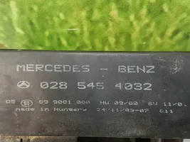Mercedes-Benz ML W163 Relè preriscaldamento candelette 0285454032