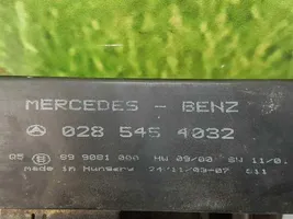 Mercedes-Benz ML W163 Przekaźnik / Modul układu ogrzewania wstępnego 0285454032